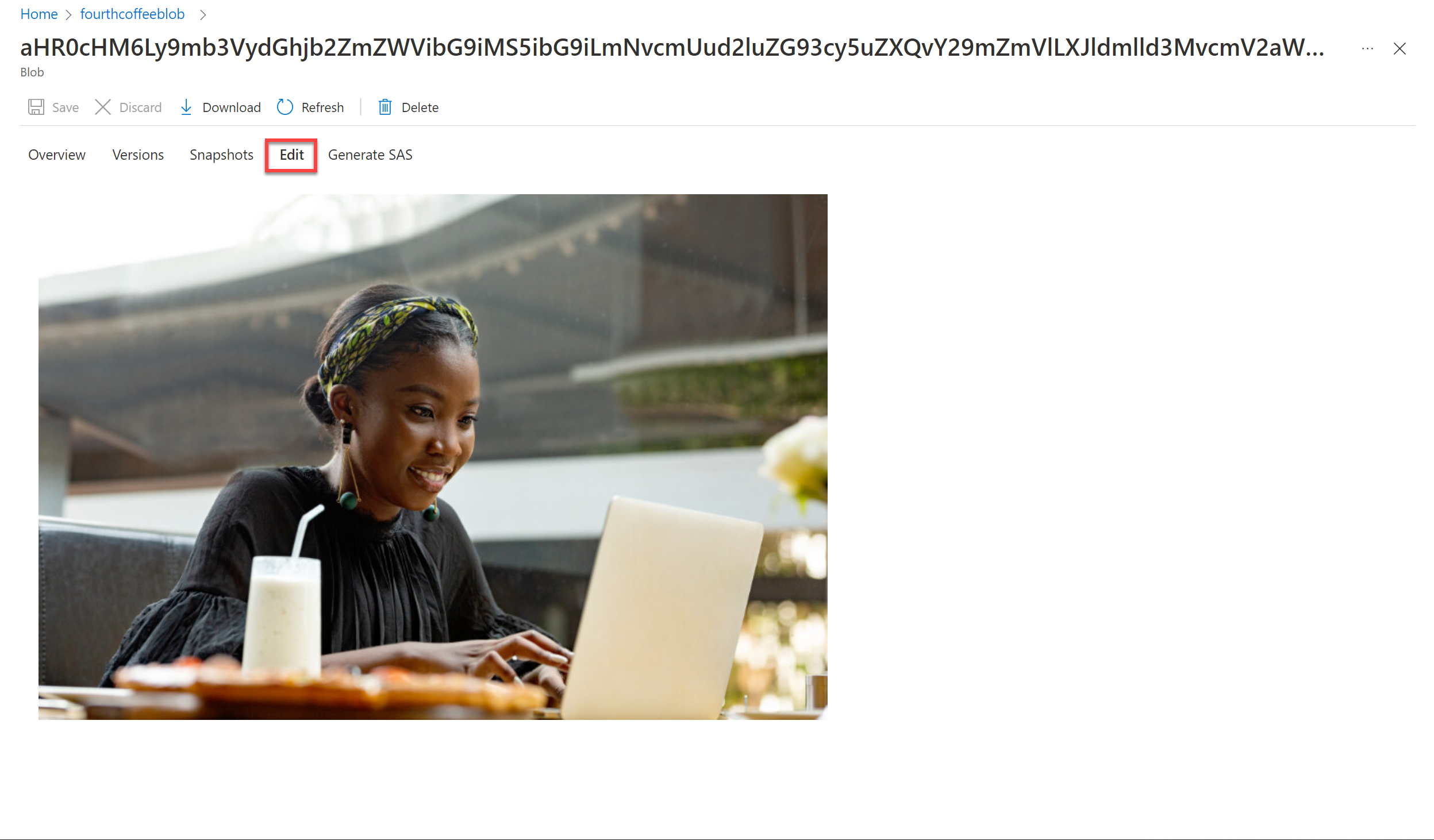 Screenshot of the saved image.