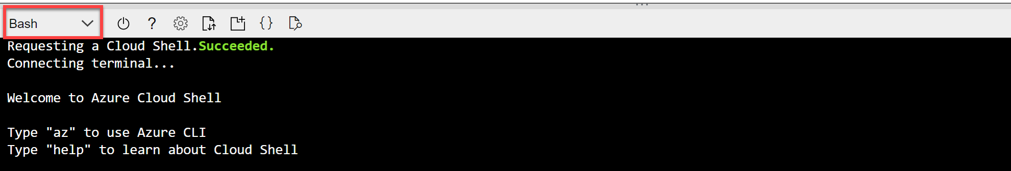 How to find the left hand drop down menu to switch to PowerShell